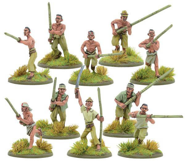 Japanese Bamboo Spear Fighter squad