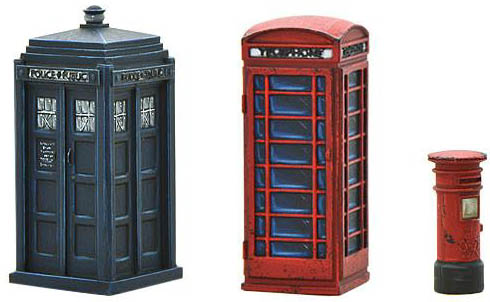 Great british icons - Police, telephone and pillar boxes Great british icons - Police, telephone and pillar boxes