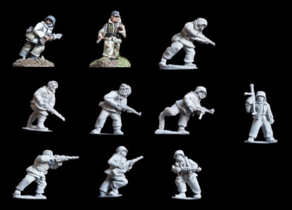 German Infantry in Camo/Winter Jackets
