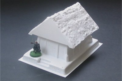 Wooden Thatched House (F222)