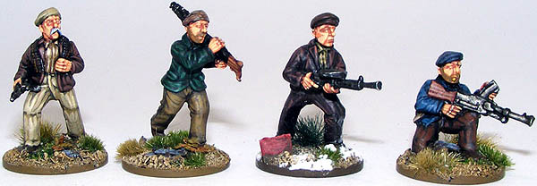 Partisans with LMGs