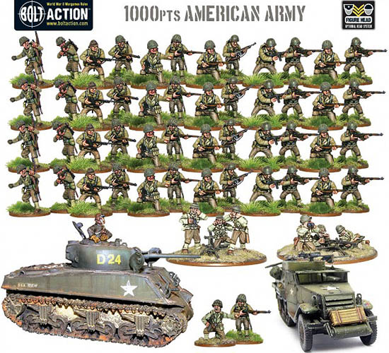 Bolt Action Starter Army - American (äldre)