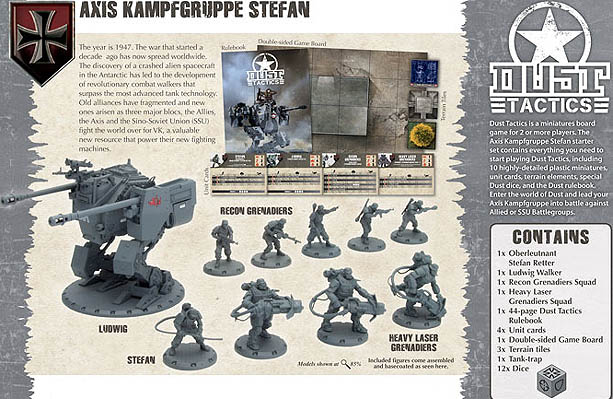 Dust Axis Kampfgruppe Stefan Starter Set Dust Axis Kampfgruppe Stefan Starter Set