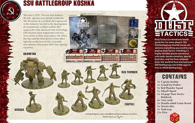 Dust SSU Battlegroup Koshka Starter Set Dust SSU Battlegroup Koshka Starter Set