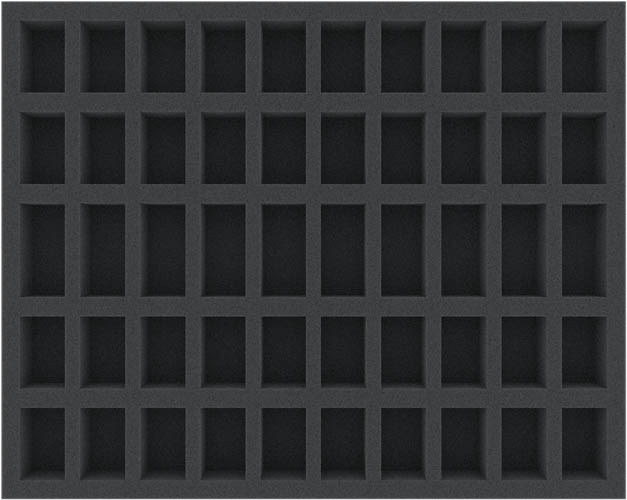 25mm (35mm) figure foam tray full-size 50 cut outs med botten