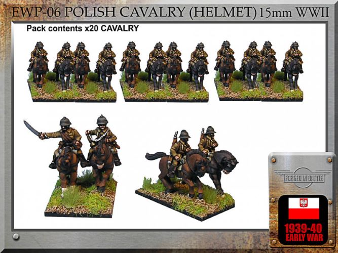 15mm Polish Cavalry mtd. (helmet)