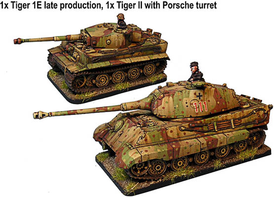 15mm Tigers in Normandy (1+1)