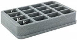 40 mm (50mm) figure foam tray 16 slots med botten half-size