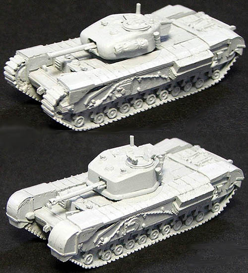 Churchill Mk VII + 2x Churchill IV (6pdr)