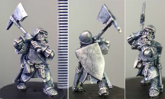 Ansellius, male dwarf with axe