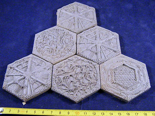 KKI-003 Hive floors 38mm Hexagons