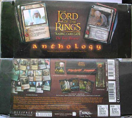 Lord of the rings CCG Two towers anthology set.