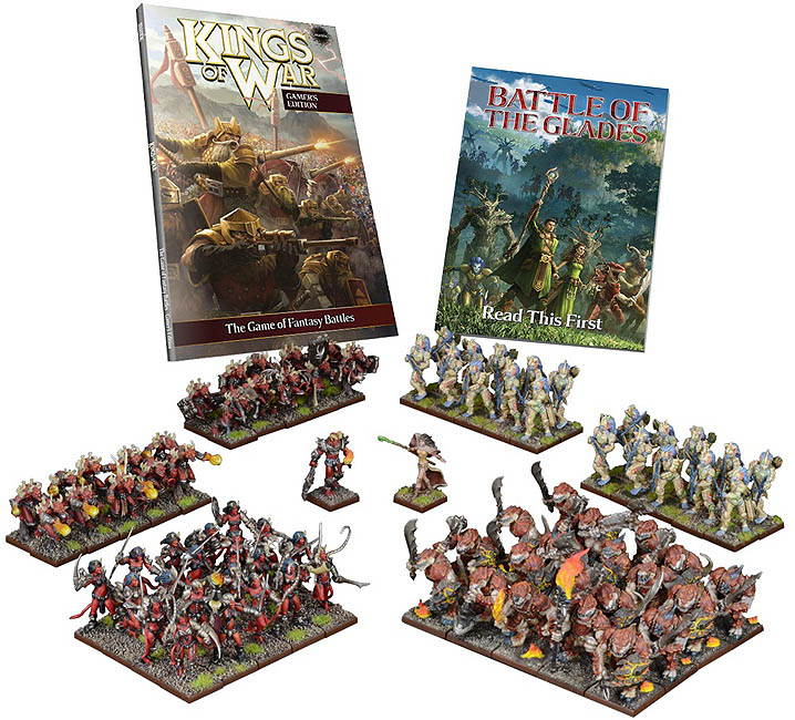 Kings of war 2nd edition The battle of the glades, two player Battle Set Kings of war 2nd edition The battle of the glades, two player Battle Set