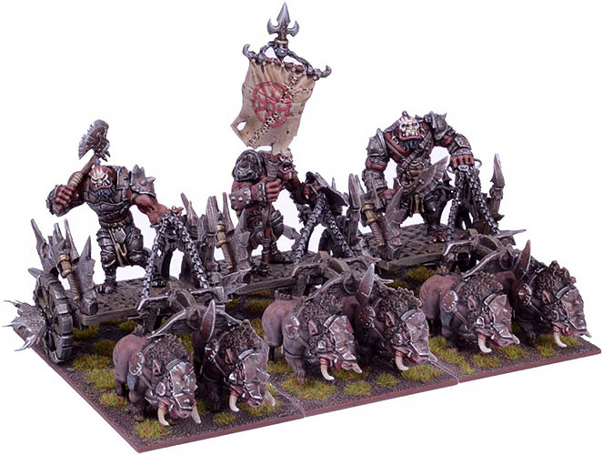 Kings of war Ogre chariot regiment (3)