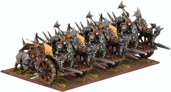 Kings of war Orc fight wagon regiment