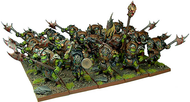 Kings of war Orc greatax regiment