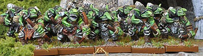 Kings of war Goblins spitters horde