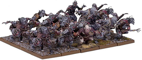 Kings of war Undead ghoul regiment
