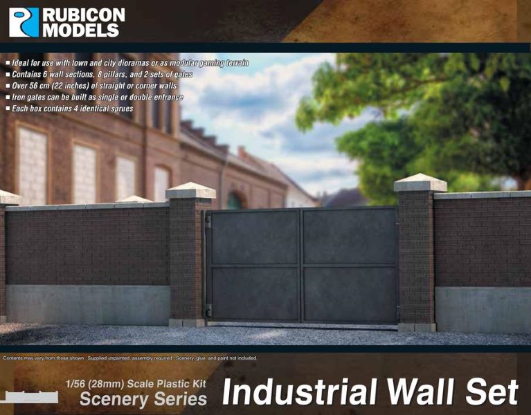 Industrial walls set