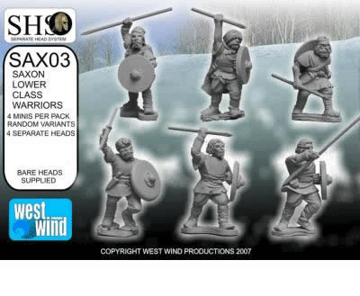 Saxon Lower Class Warriors (4)