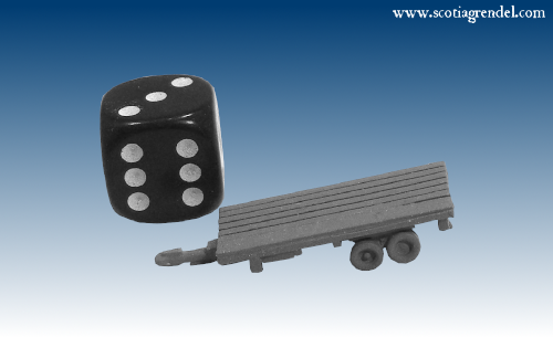 NE32 Large flatbed trailer rear axles