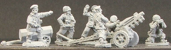 British Paratroops with 75mm Pack Howitzers (4) och baser Skytrex