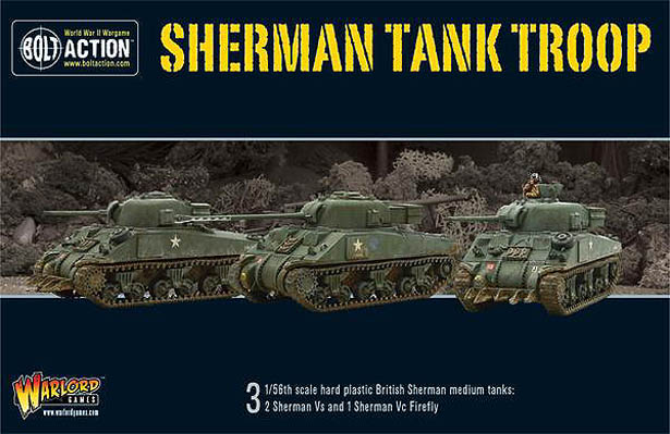 Sherman V troop (2 Sherman V and 1 Firefly)