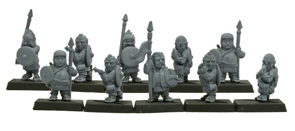 Halflings with spears (10) Halflings with spears (10)