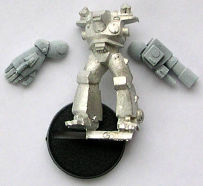 T0088c Power armoured, advancing Explosive Round Launcher (ERL) + power glove (right hand)