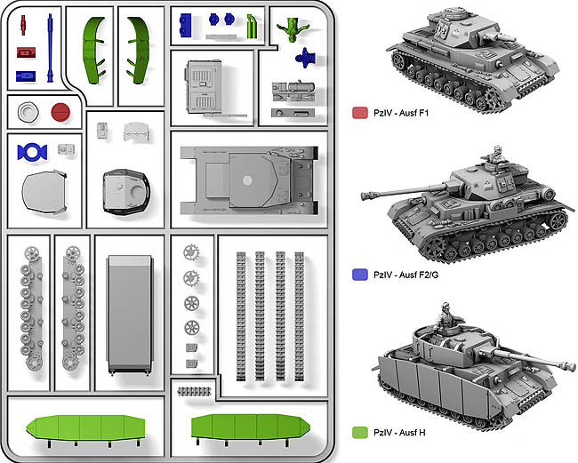 15mm PzIV Tanks (5)