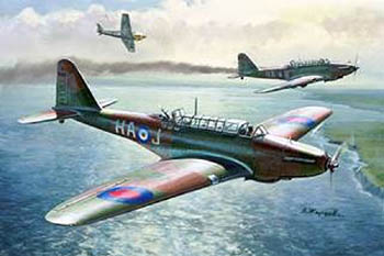 1/144 British Fairey Battle bomber