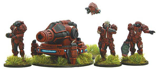 Algoryn AI Heavy Support Team with Compression Bombard Algoryn AI Heavy Support Team with Compression Bombard