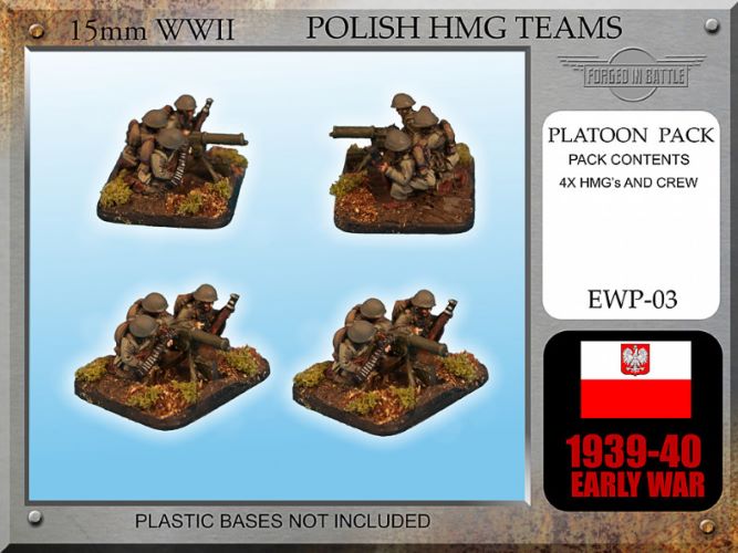 15mm Polish Ckm wz. 30 HMG teams (4)